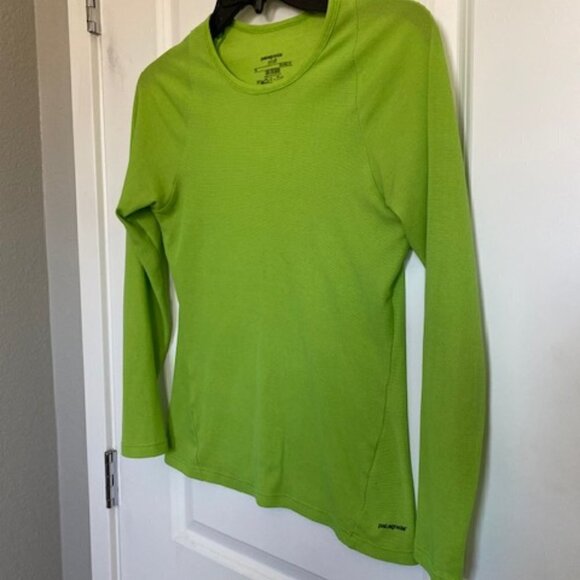PATAGONIA Capilene 2 Lime Green Base Layer Shirt XS - Picture 3 of 6